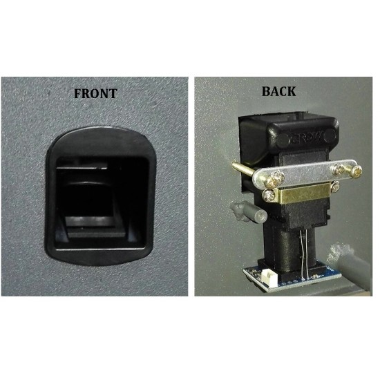 Mounting Bracket for Fingerprint Sensors R307 R305 Black