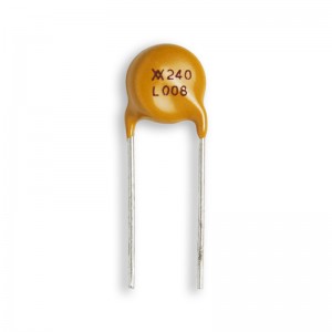 TYCO LVR008 Resettable Fuse - PPTC 0.08A 50mA 240VAC 1.2A Imax