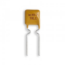 RHEF070 Resettable Fuse, PPTC, PolySwitch RHEF, 30 VDC, 700mA, 1400mA, 3.2s RHEF070 Resettable Fuse, PPTC, PolySwitch RHEF, 30 VDC, 700mA, 1400mA, 3.2s