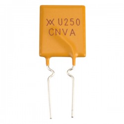 RUEF250 Resettable Fuse, PPTC, PolySwitch RUEF, 30 VDC, 2500 mA, 5 A, 10.3s RUEF250 Resettable Fuse, PPTC, PolySwitch RUEF, 30 VDC, 2500 mA, 5 A, 10.3s
