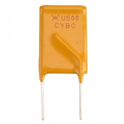 RUEF500 Resettable Fuse, PPTC, PolySwitch RUEF, 30 VDC, 5000 mA, 10A, 14.5s RUEF500 Resettable Fuse, PPTC, PolySwitch RUEF, 30 VDC, 5000 mA, 10A, 14.5s