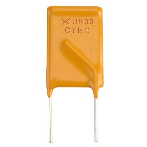 RUEF500 Resettable Fuse, PPTC, PolySwitch RUEF, 30 VDC, 5000 mA, 10A, 14.5s RUEF500 Resettable Fuse, PPTC, PolySwitch RUEF, 30 VDC, 5000 mA, 10A, 14.5s