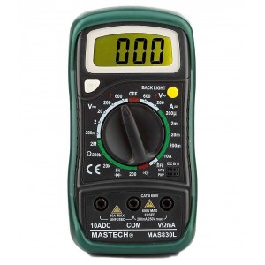 Mastech MAS830L Digital Multimeter – Multimeter with Probes
