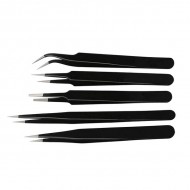 Set of 5 - Precision Anti Static Tweezers  