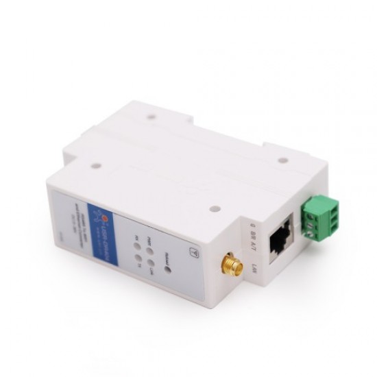 USR-DR404 Din Rail RS485 to WiFi /  Ethernet Converter | RS485 to 802.11 a/b/g/n WLAN Serial Device Server 