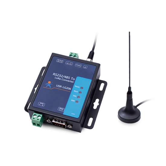 USR-LG206-H-P LoRa Modems/Serial RS232 RS485 to LoRa Converters