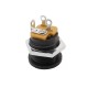 DC-022 5.5mm x 2.1mm Panel Mount Type DC Jack Connector with Rubber Gasket