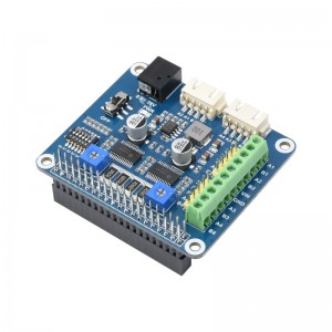 Waveshare HRB8825 Stepper Motor HAT For Raspberry Pi, Drives Two Stepper Motors, Up To 1/32 Microstepping Waveshare HRB8825 Stepper Motor HAT For Raspberry Pi, Drives Two Stepper Motors, Up To 1/32 Microstepping