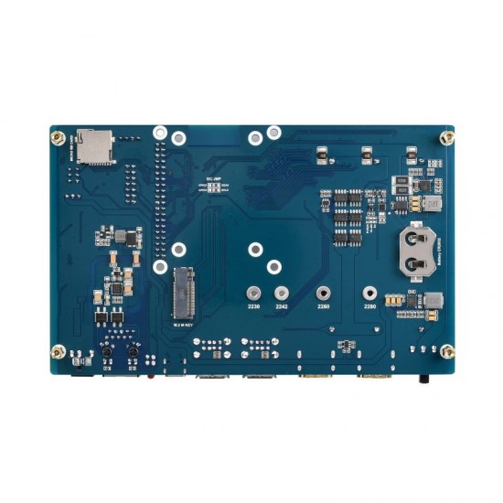 PoE & UPS Enabled Base Board Designed for Raspberry Pi Compute Module 4, Gigabit Ethernet, Dual HDMI, Quad USB2.0