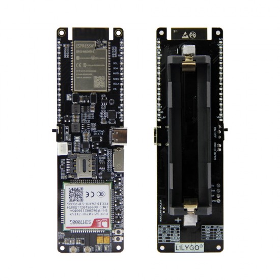 TTGO T-SIM7000G Module ESP32-WROVER-B Chip WiFi Bluetooth 18560 Battery Holder Solar Charge Development Board