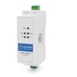 USR-DR302 Industrial DIN Rail Mount RS485 to Ethernet Converter | Modbus Gateway | TCP/IP Serial Device Server
