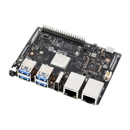 VisionFive2 RISC-V Single Board Computer 8GB WiFi, StarFive JH7110 Processor with Integrated 3D GPU, base on Linux - With WiFi Module