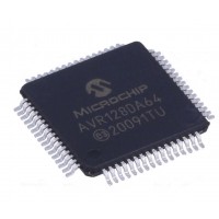AVR128DA64-I/PT AVR series Microcontroller  8-Bit 24MHz 128KB (128K x 8) FLASH 64-TQFP (10x10)