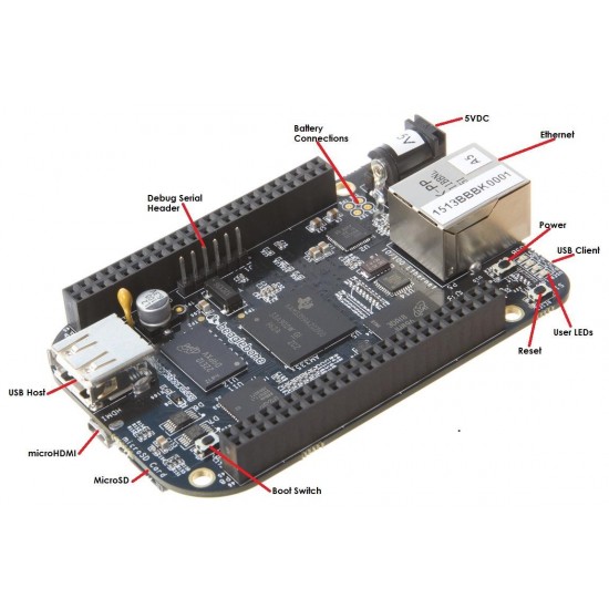 BeagleBone Black Rev C Single Board Linux Computer