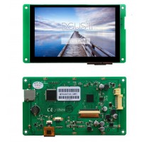 DWIN HMI LCD 5" T5 DGUSII LCM, Capacitive Touch, IPS Screen, Serial UART Intelligent Control, 800*480, 350nit, DMT80480T050_06WTC