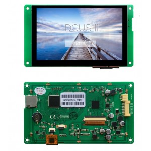 DWIN Industrial Grade 5inch HMI LCD, Capacitive Touch, IPS Screen, RTC, Speaker, 800*480, 350nit, DMT80480T050_06WTC