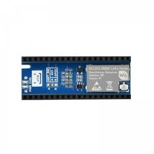 Waveshare SX1262 LoRa Node Module for Raspberry Pi Pico, LoRaWAN, EU868 Band (3.7V 600mAh Li-po battery)
