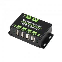 Waveshare Industrial Grade USB HUB, Extending 4x USB 2.0 Ports (Without Power Adapter) Waveshare Industrial Grade USB HUB, Extending 4x USB 2.0 Ports (Without Power Adapter)