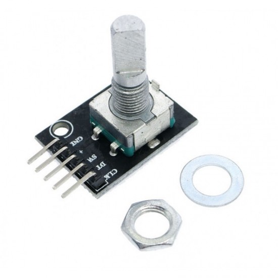 KY-040 360 Degree Rotary Encoder Module - With Washer and Nut 