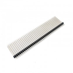 Male Break Away Header - Straight - 1x40 - 2.54mm Pitch - 25mm Length