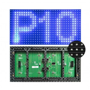 P10 Outdoor LED Display Panel Module - 32x16 - High Brightness SMD BLUE - 5V - Dot Matrix Display - HUB12 P10 Outdoor LED Display Panel Module - 32x16 - High Brightness SMD BLUE - 5V - Dot Matrix Display - HUB12