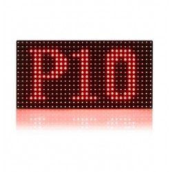 P10 RED High Brightness LED Display Panel Module - 32x16 - 2835 SMD LEDs - 5V - 12*6 inch Dot Matrix Display