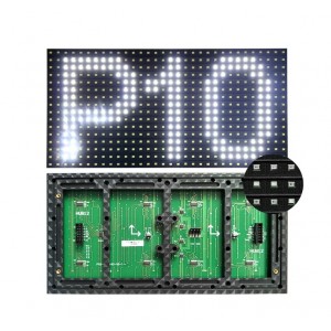 P10 Outdoor LED Display Panel Module SMD - 32x16 - High Brightness WHITE - 5V - Dot Matrix Display P10 Outdoor LED Display Panel Module SMD - 32x16 - High Brightness WHITE - 5V - Dot Matrix Display
