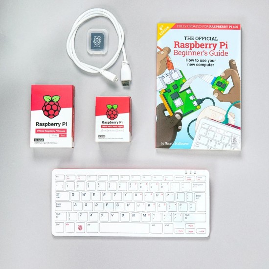 Official Raspberry Pi 400 Desktop Computer in Keyboard Kit 