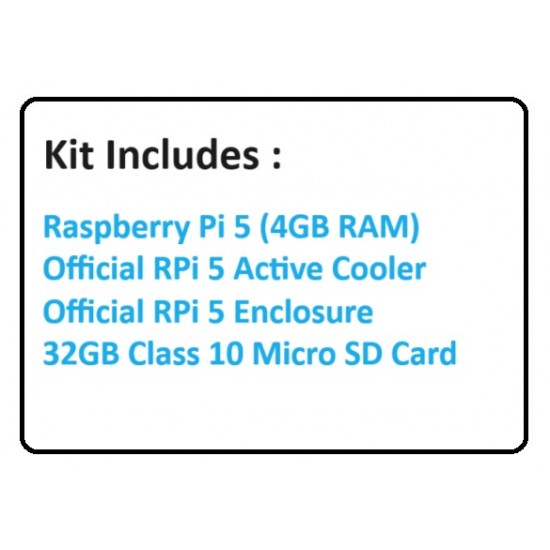 Raspberry Pi 5 (4 GB RAM) Basic Starter Kit 