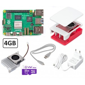 Raspberry Pi 5 (4 GB RAM) Complete Starter Kit Raspberry Pi 5 (4 GB RAM) Complete Starter Kit