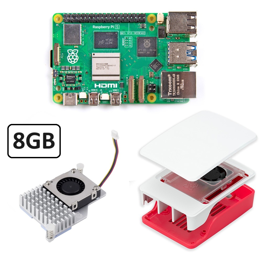Buy Raspberry Pi 5 (8 GB RAM) Basic Starter Kit Online In India at