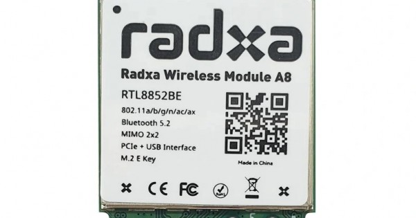 Buy RA007-A8 M.2 Wireless Module A8 for ROCK 3A, ROCK 5B, WiFi 6, BT5.2 ...