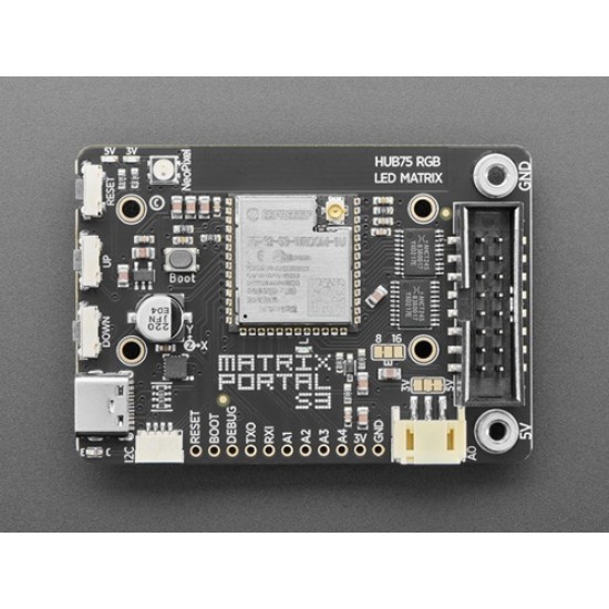 Adafruit Matrix Portal S3 CircuitPython Powered Internet Display - u.FL Connector / External [MPN : 6475]
