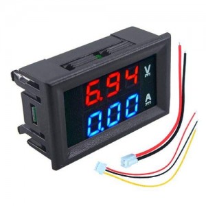 0-100V 10A Dual LED Voltmeter Ammeter Monitor Panel Module