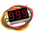 0.28inch Red Display Three Wire Mini DC Voltmeter - Red - 0-100VDC Measurement