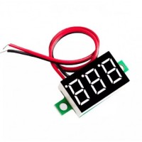 0.36inch Mini DC Voltmeter 2 Wire 4.7-30V DC Measurement Range Red