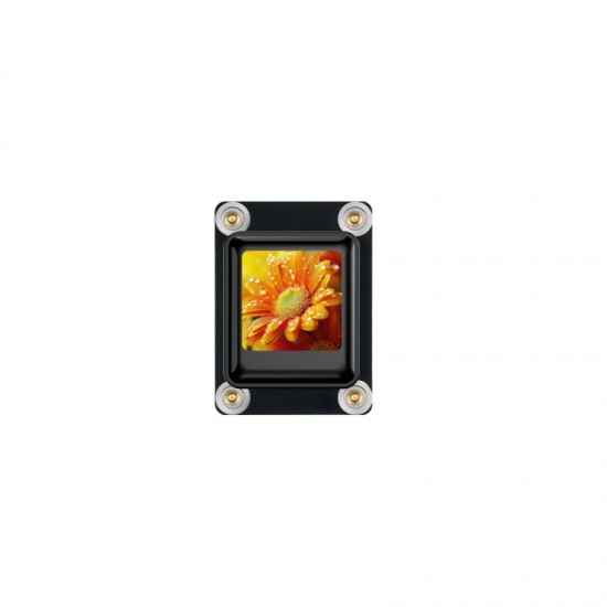 Waveshare 0.85inch Mechanical LCD ScreenKey, IPS Panel, 128 × 128 Resolution, 65K Color, SPI Communication Interface - Black