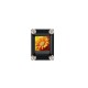 Waveshare 0.85inch Mechanical LCD ScreenKey, IPS Panel, 128 × 128 Resolution, 65K Color, SPI Communication Interface - Black