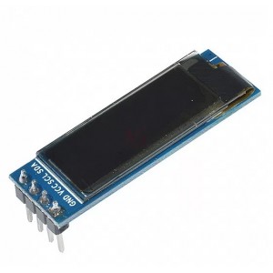 0.91inch 128x32 I2C/IIC Serial 4 Pin OLED Display Module White 0.91inch 128x32 I2C/IIC Serial 4 Pin OLED Display Module White