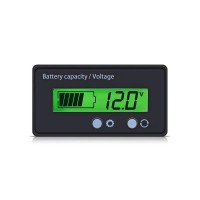 12-84V LED Acid 3-24 Strings Lithium Battery Power Display Meter Power Display GY-6GS Green Self setting