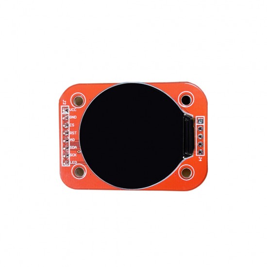1.28inch Round TFT LCD Display Module With 240×240 Resolution, RGB, GC9A01 Driver, 4 Wire SPI Interface