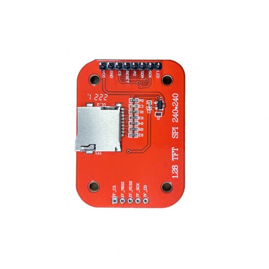 1.28inch Round TFT LCD Display Module With 240×240 Resolution, RGB, GC9A01 Driver, 4 Wire SPI Interface