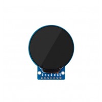 1.28 Inch Round TFT LCD Display Module, 240×240 Resolution, IPS Panel, SPI Interface, Round Plate