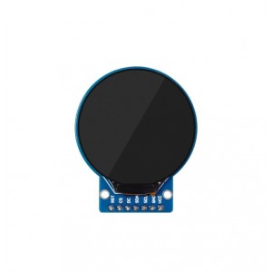 1.28 Inch Round TFT LCD Display Module, 240×240 Resolution, IPS Panel, SPI Interface, Round Plate