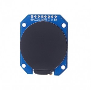 1.28 Inch Round TFT LCD Display Module, 240×240 Resolution, IPS Panel, SPI Interface, Square Plate 1.28 Inch Round TFT LCD Display Module, 240×240 Resolution, IPS Panel, SPI Interface, Square Plate