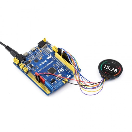 1.28inch Round LCD Display Module with Touch panel, 240×240 Resolution, IPS, SPI And I2C Communication 1.28inch Round LCD Display Module with Touch panel, 240×240 Resolution, IPS, SPI And I2C Communication