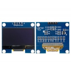 1.3inch 128x64 I2C OLED Display Module 4pin - White 1.3inch 128x64 I2C OLED Display Module 4pin - White