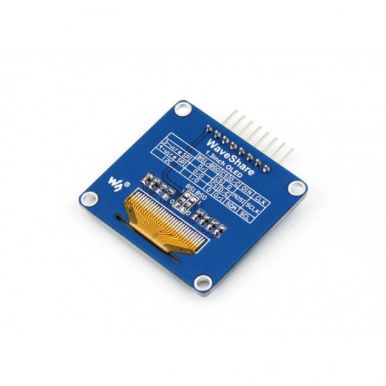 Waveshare 1.3inch OLED Display Module (A), 128x 64, SPI/I2C interfaces, Blue Color