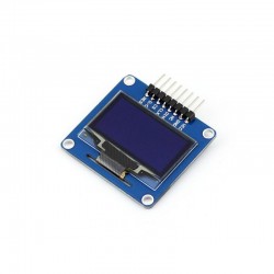 Waveshare 1.3inch OLED Display Module (A), 128x 64, SPI/I2C interfaces, Blue Color Waveshare 1.3inch OLED Display Module (A), 128x 64, SPI/I2C interfaces, Blue Color