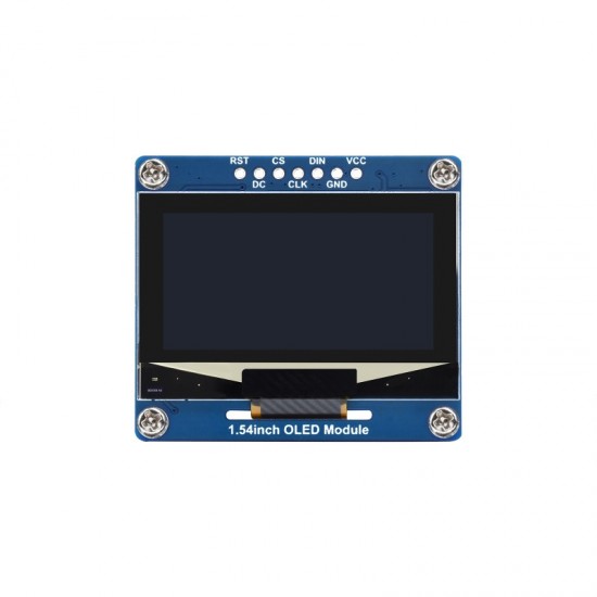 1.54inch OLED Display Module, 128×64 Resolution, SPI / I2C Communication - White